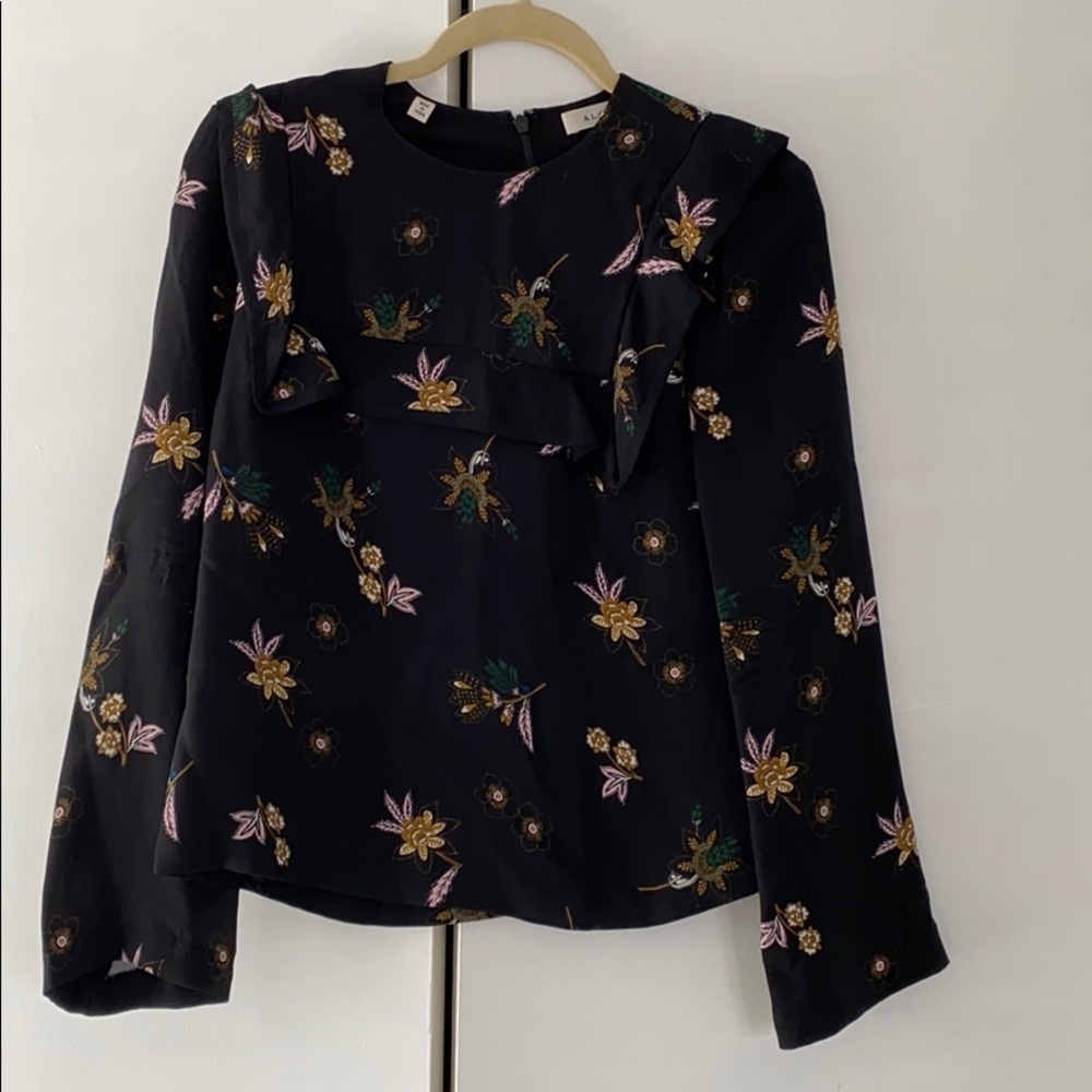 A.L.C. Patterned blouse